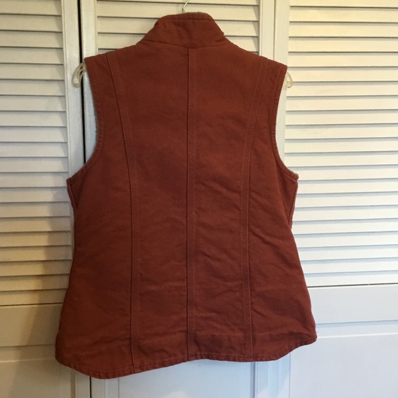 Carhartt for Women’s Mock Neck Jacket Vest, Size Small - Picture 2 of 6
